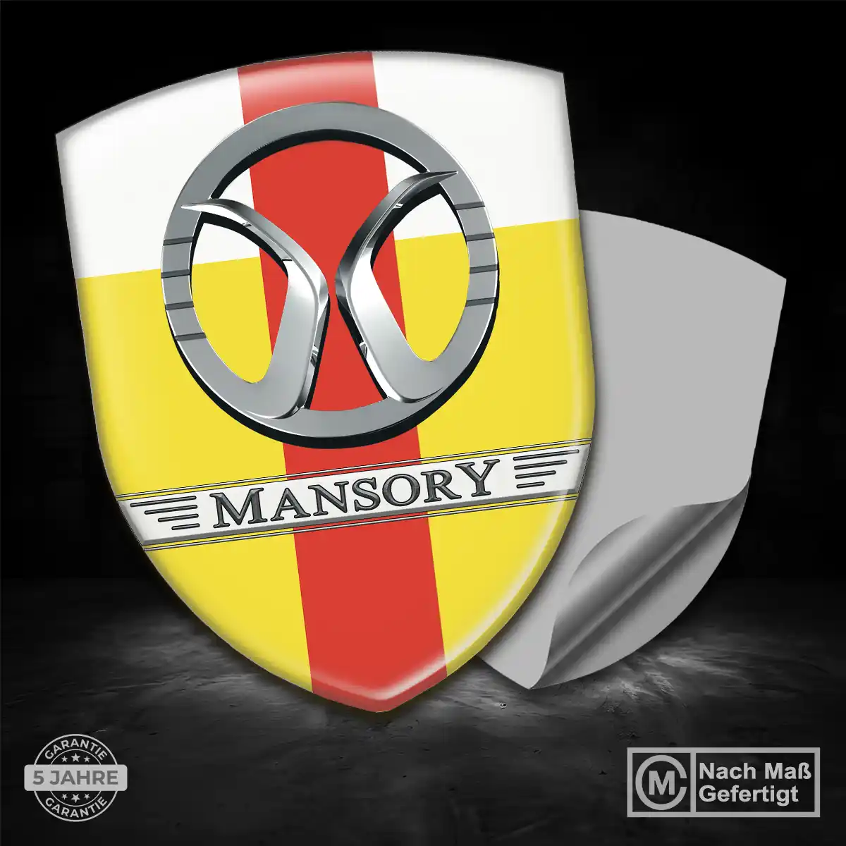 Mansory Aufkleber 3D Gel Emblem Auto Markenedition