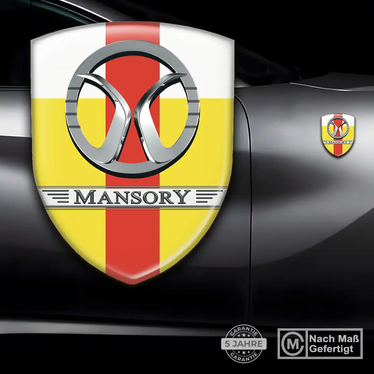 Mansory Aufkleber 3D Gel Emblem Auto Markenedition