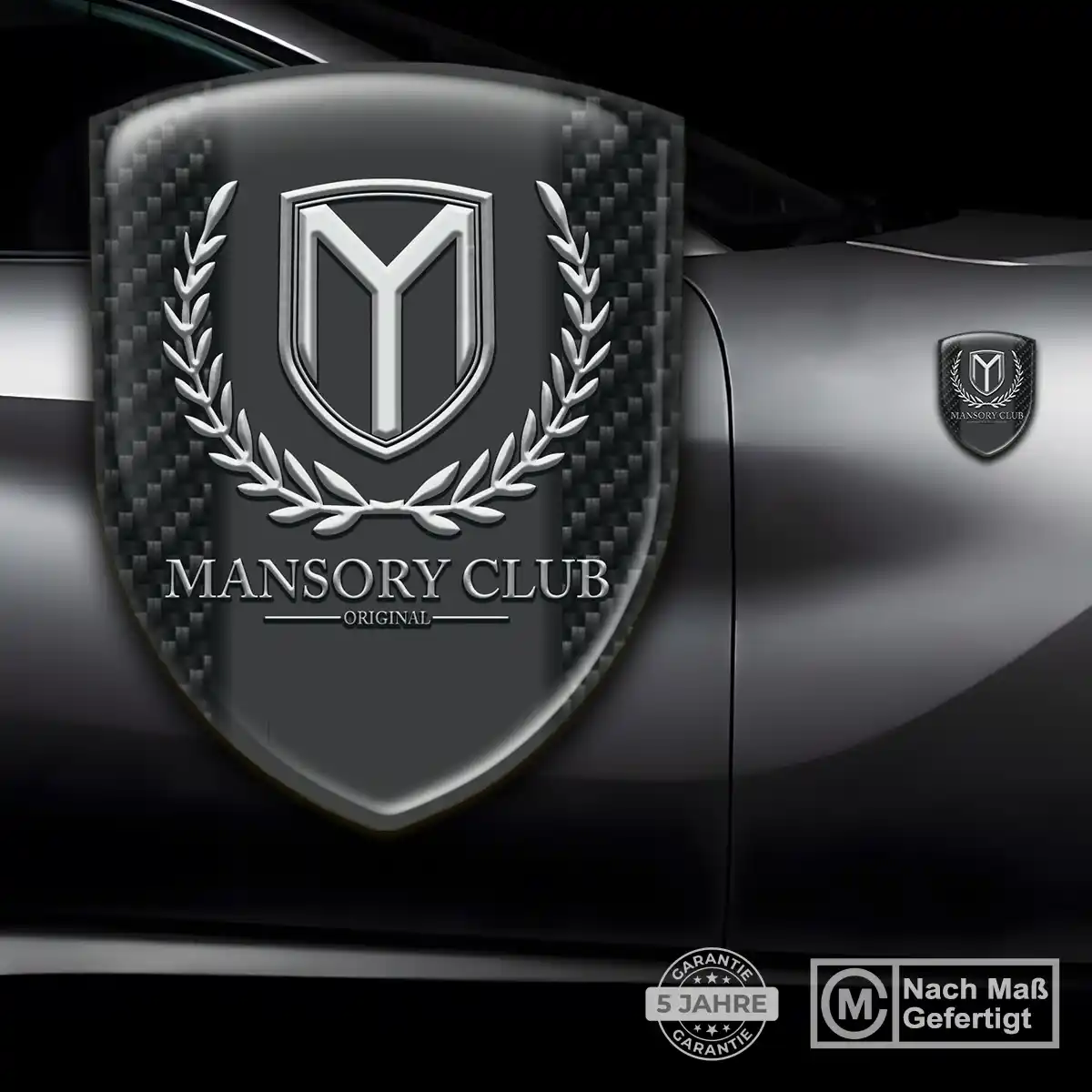 Mansory Aufkleber 3D Gel Emblem Auto Premium-Edition