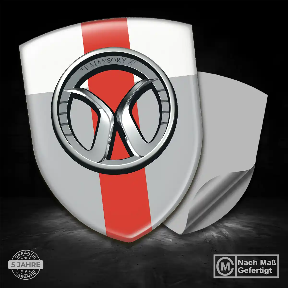 Mansory Aufkleber 3D Gel Emblem Auto Premiumqualität