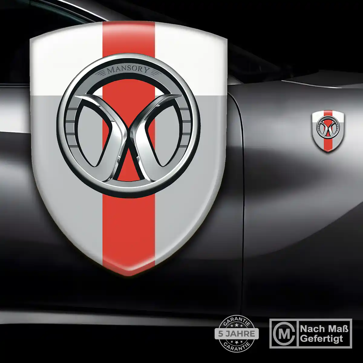 Mansory Aufkleber 3D Gel Emblem Auto Premiumqualität