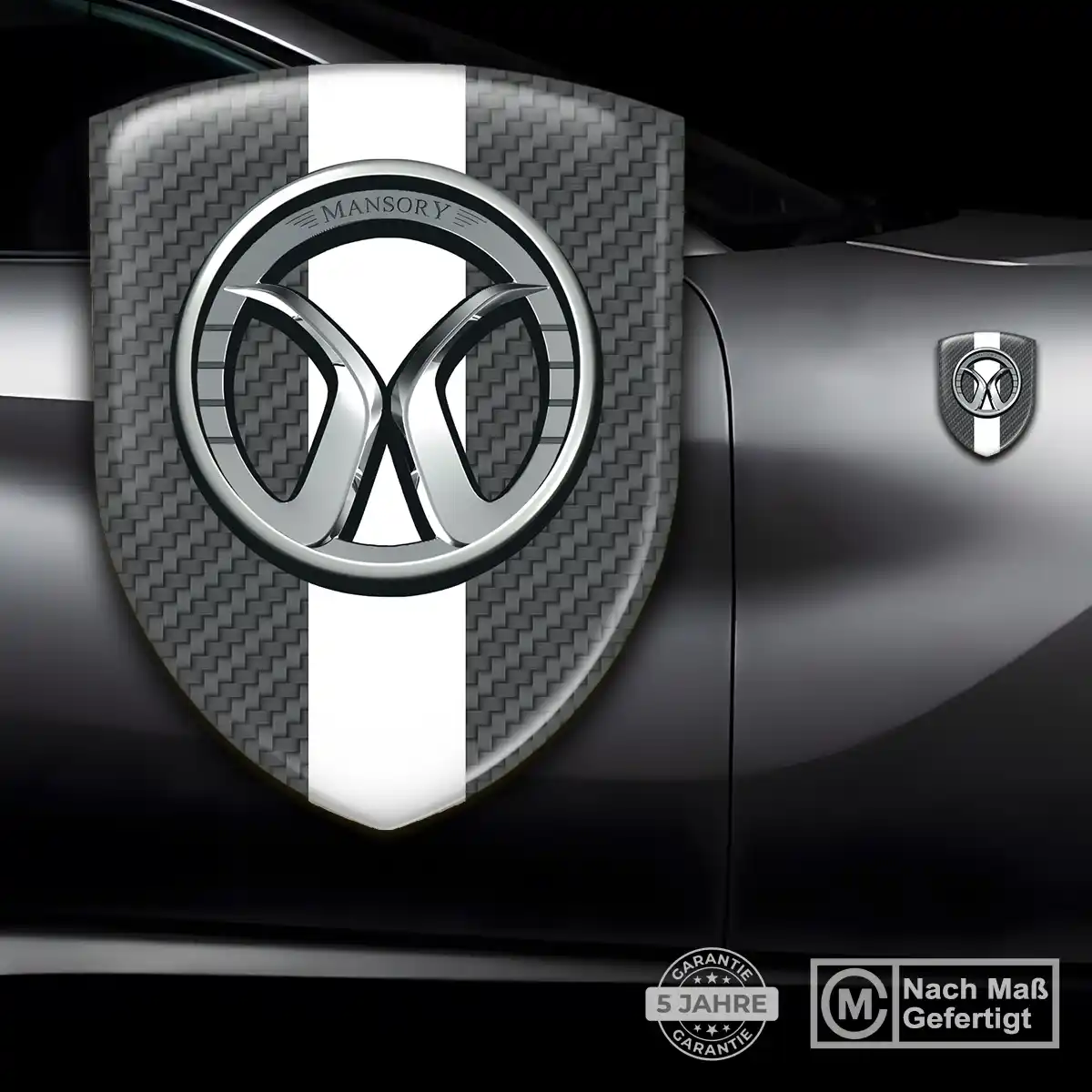 Mansory Aufkleber 3D Gel Emblem Exterieurdesign