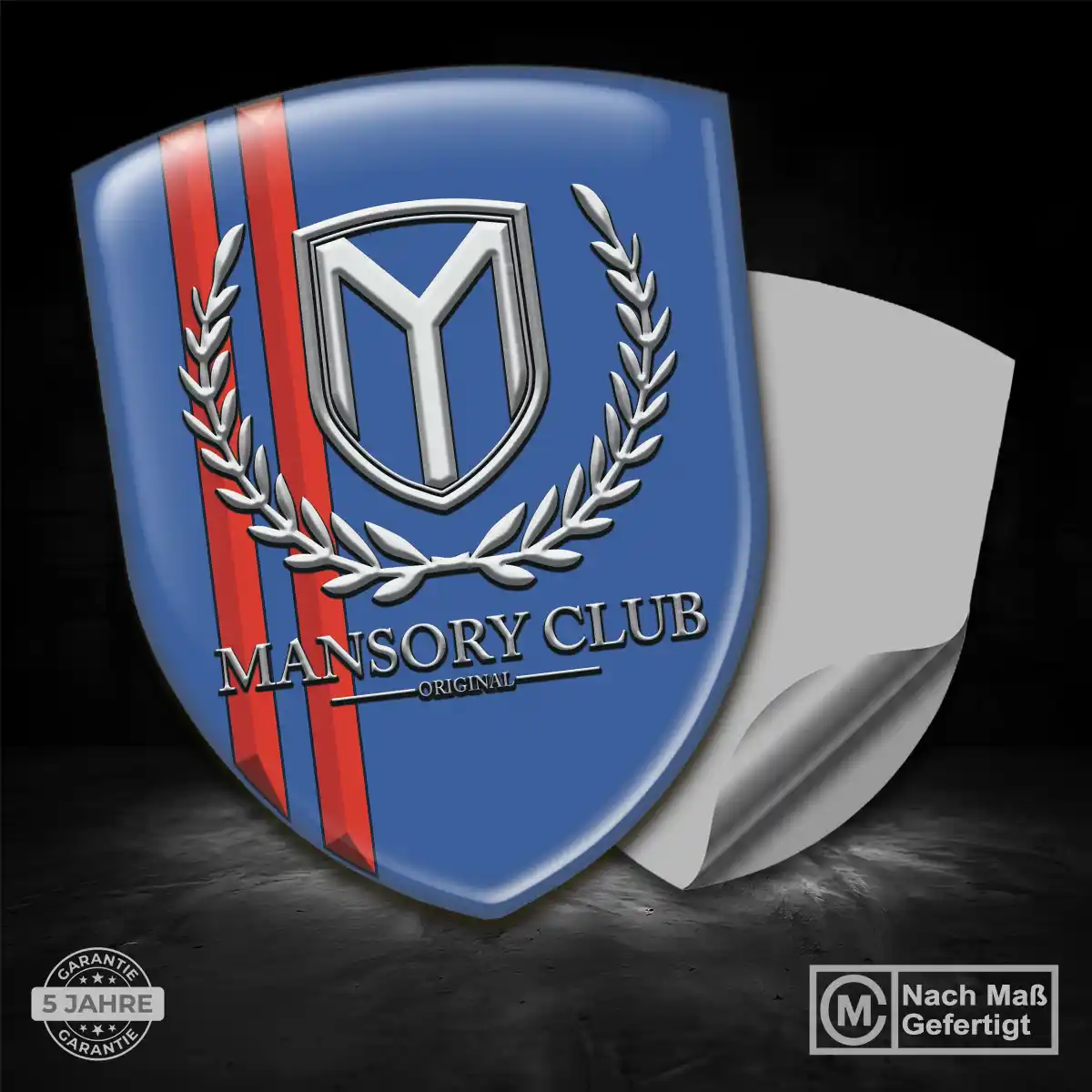 Mansory Aufkleber 3D Gel Emblem Hohe Qualität
