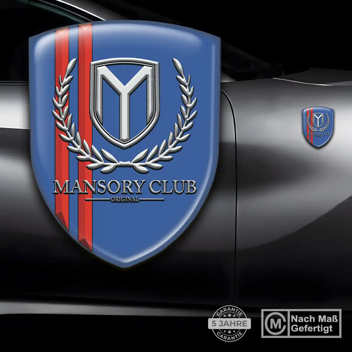 Mansory Aufkleber 3D Gel Emblem Hohe Qualität