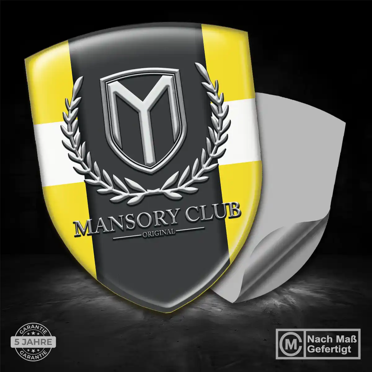 Mansory Aufkleber 3D Gel Emblem Premiumqualität
