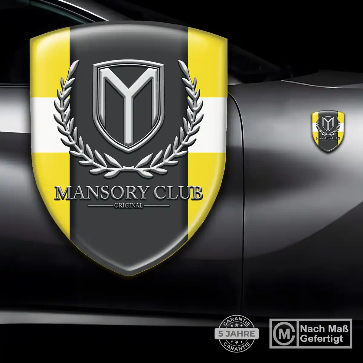 Mansory Aufkleber 3D Gel Emblem Premiumqualität
