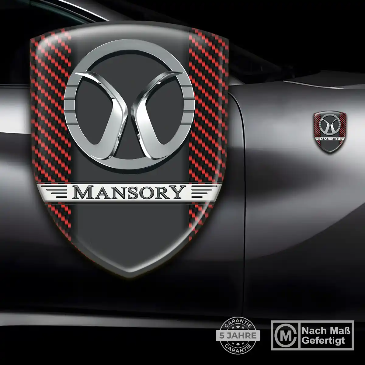 Mansory Aufkleber 3D Gel Embleme Auto Hochwertiges Harz