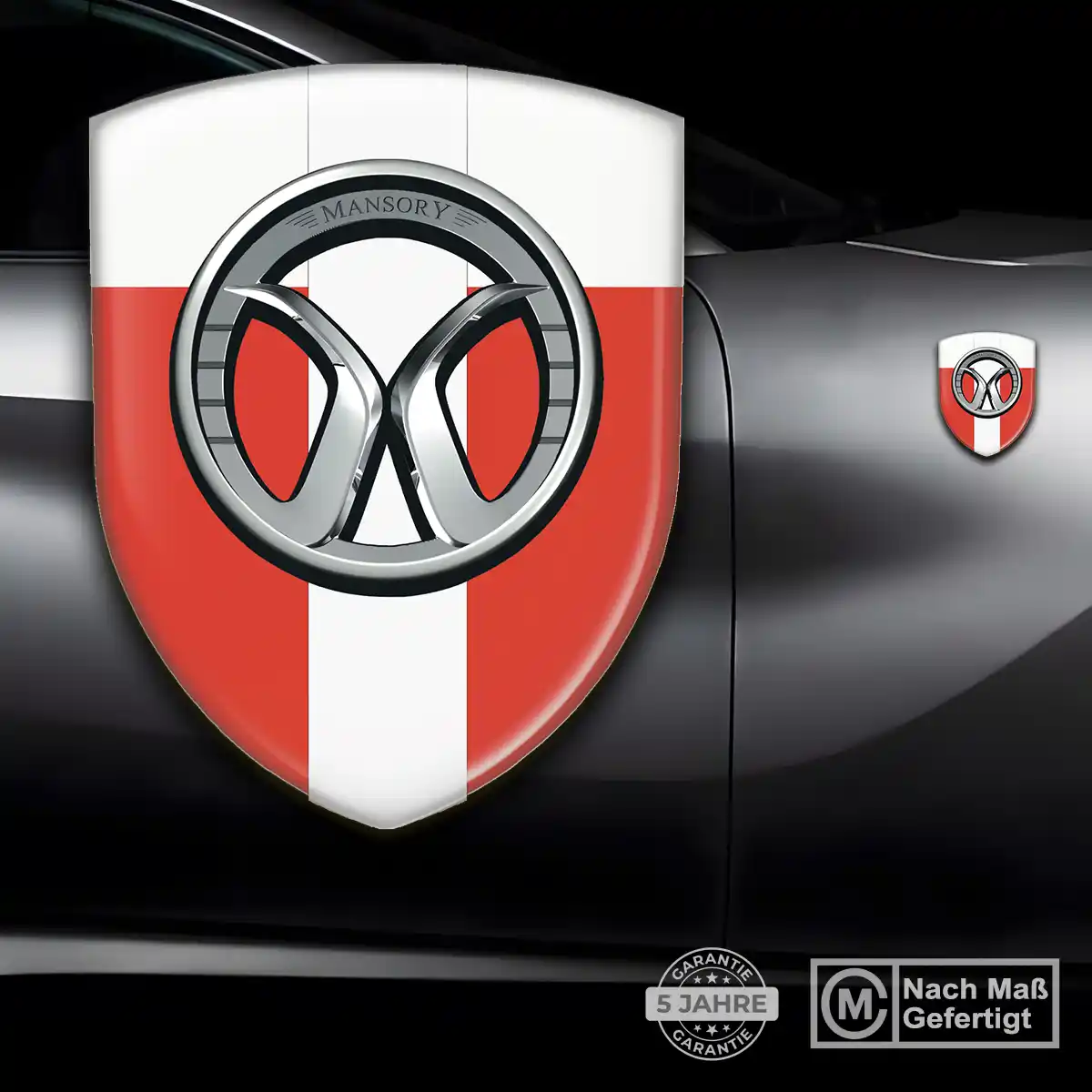 Mansory Aufkleber 3D Gel Embleme Auto Limitierte Auflage