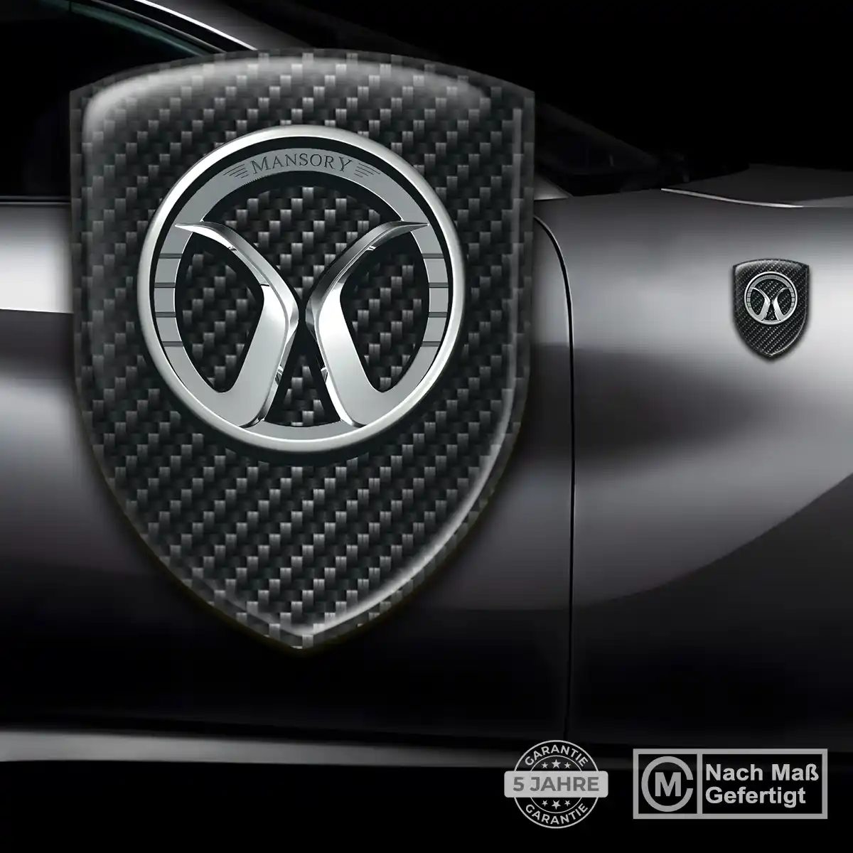 Mansory Aufkleber 3D Gel Embleme Auto Markenedition