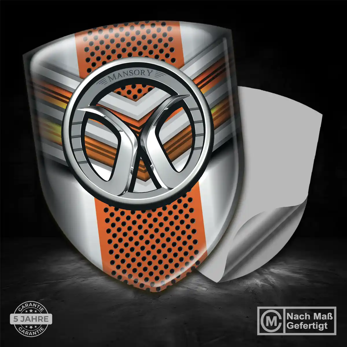 Mansory Aufkleber 3D Gel Embleme Auto Premium-Edition