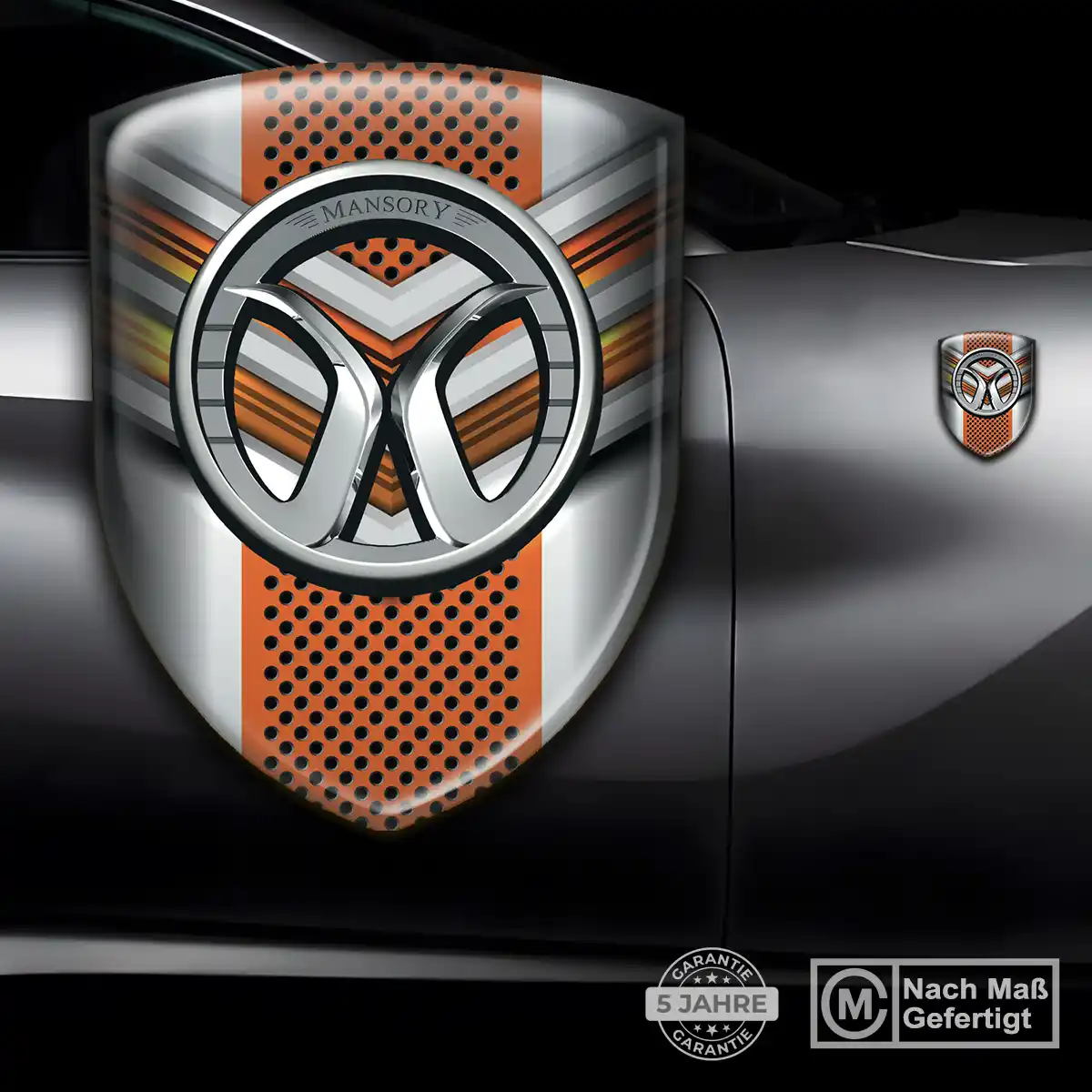 Mansory Aufkleber 3D Gel Embleme Auto Premium-Edition