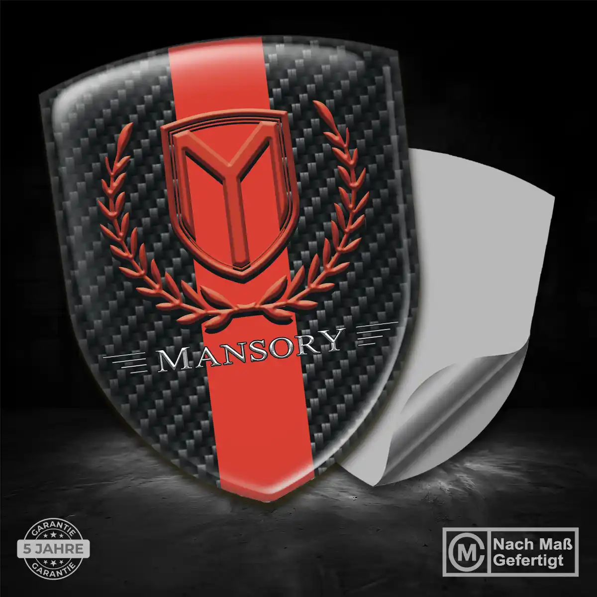 Mansory Aufkleber 3D Gel Embleme Auto Premiumqualität