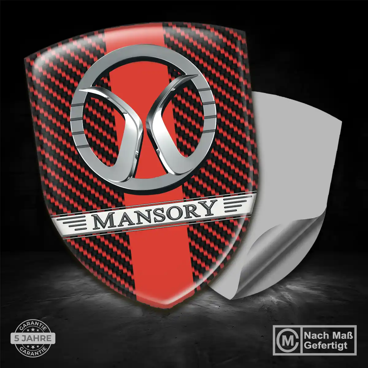 Mansory Aufkleber 3D Gel Embleme Exterieurdesign