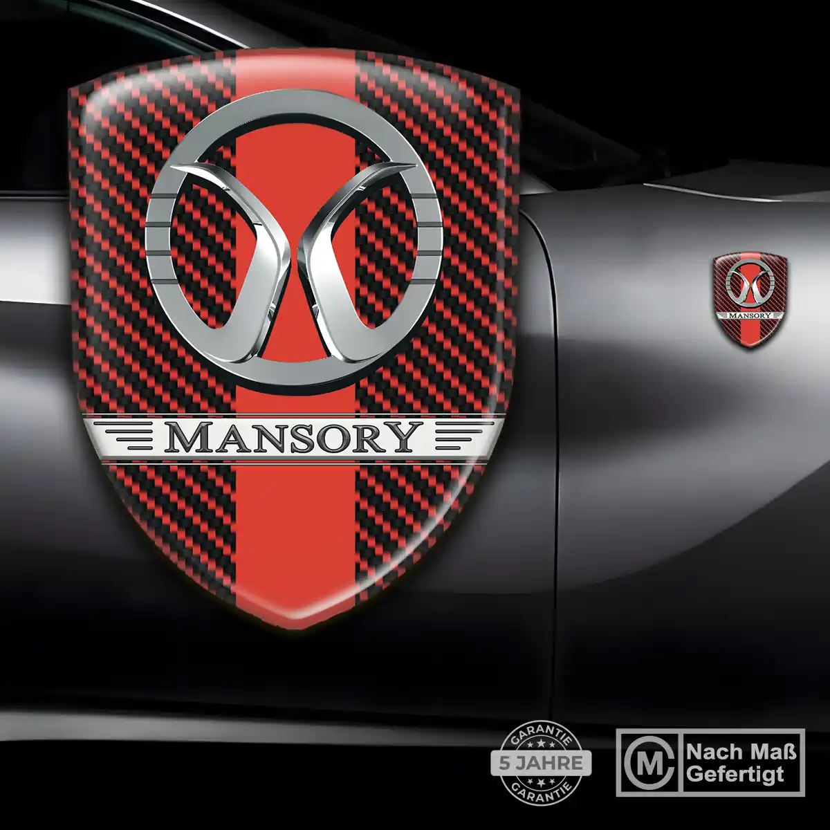 Mansory Aufkleber 3D Gel Embleme Exterieurdesign
