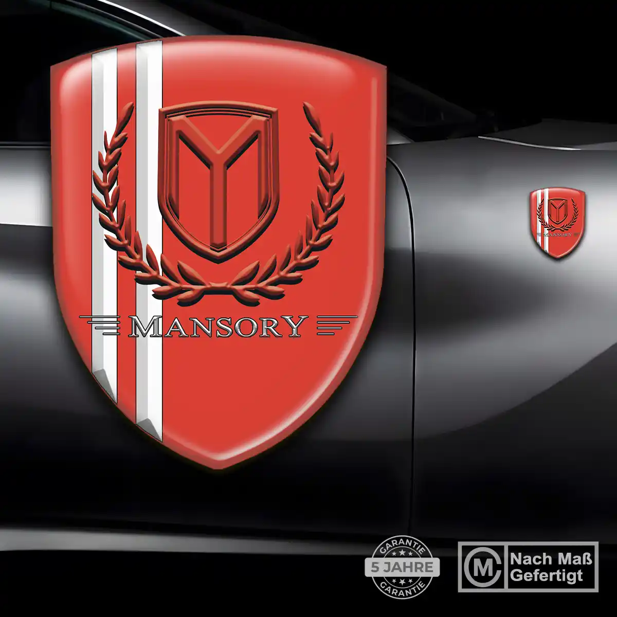 Mansory Aufkleber 3D Gel Embleme Hochwertiges Harz