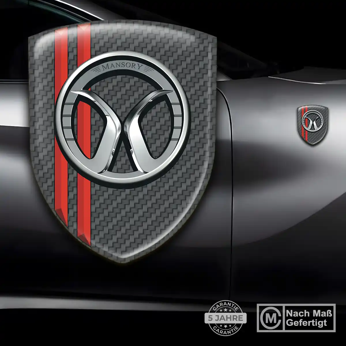 Mansory Aufkleber 3D Gel Embleme Hohe Qualität