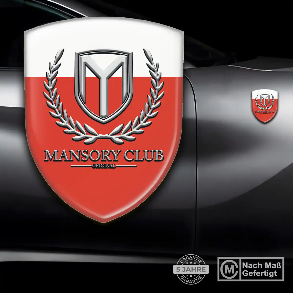 Mansory Aufkleber 3D Gel Embleme Interieurdesign
