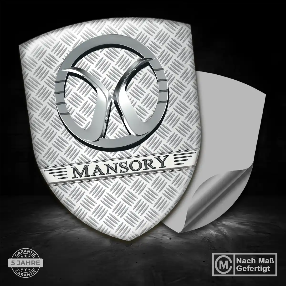 Mansory Aufkleber 3D Gel Embleme Limitierte Auflage