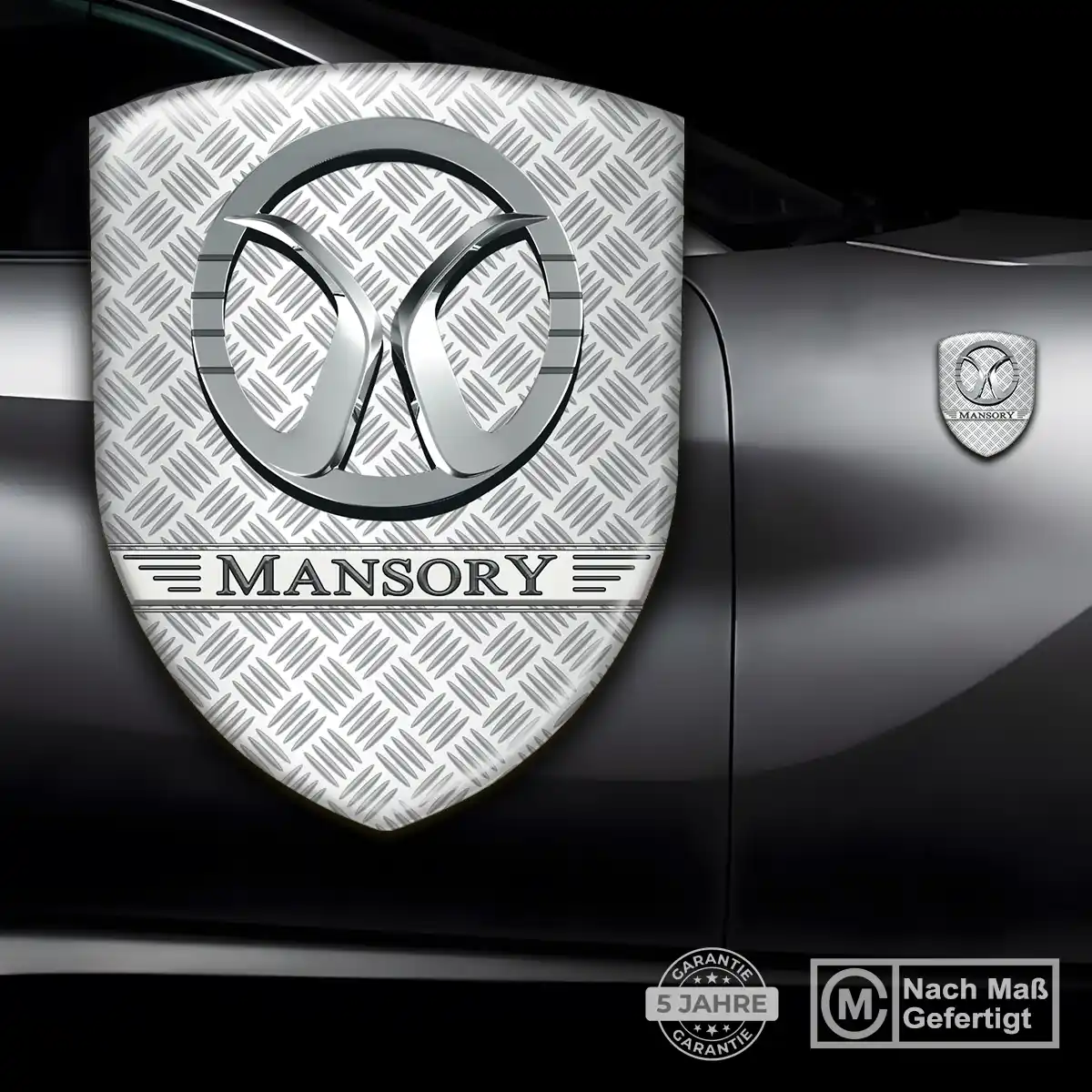 Mansory Aufkleber 3D Gel Embleme Limitierte Auflage