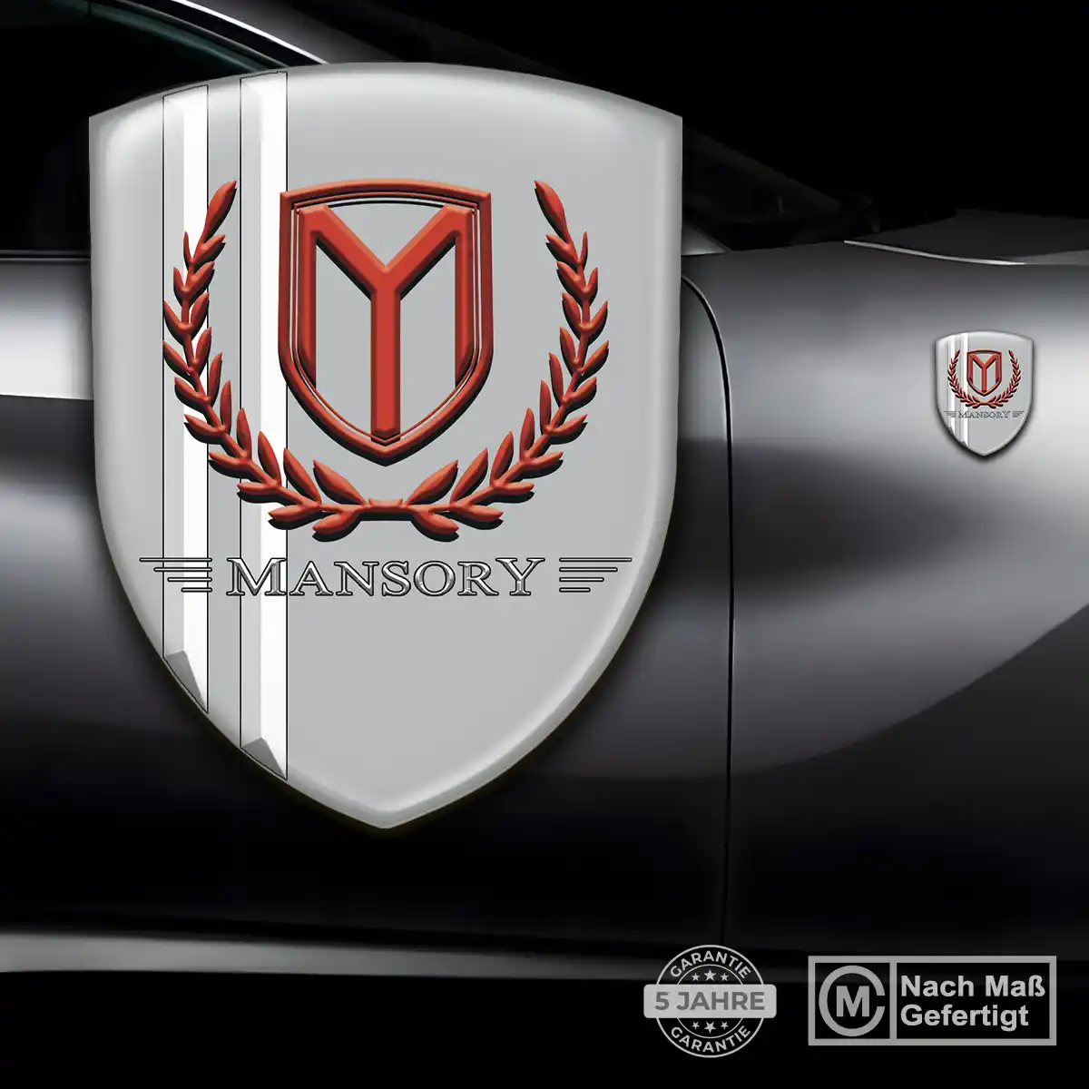 Mansory Aufkleber 3D Gel Embleme Luxus-Edition