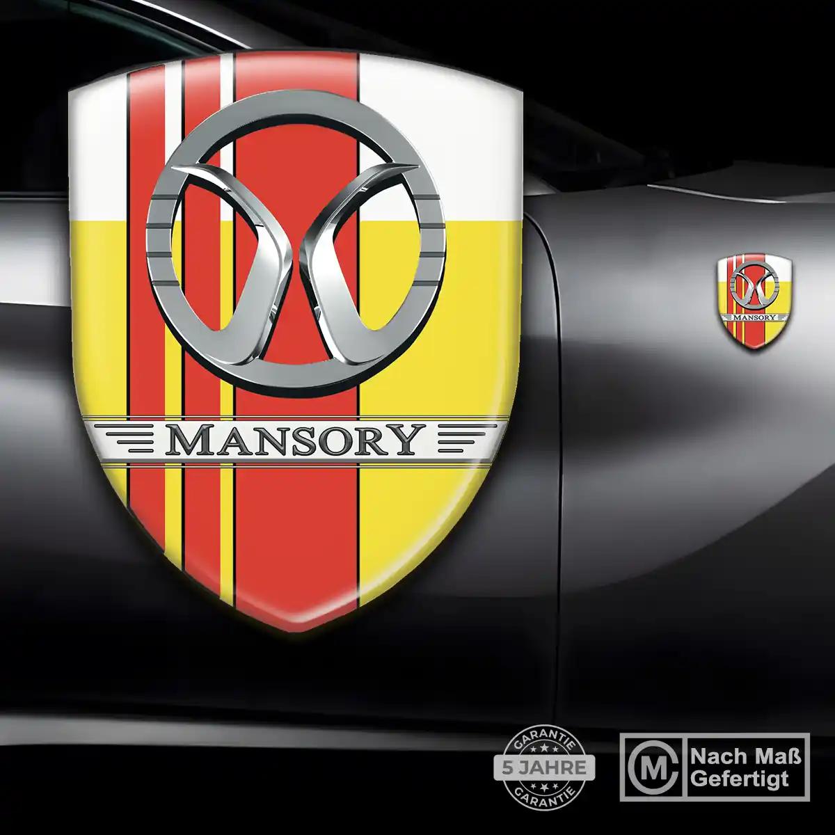 Mansory Aufkleber 3D Gel Embleme Premium-Edition