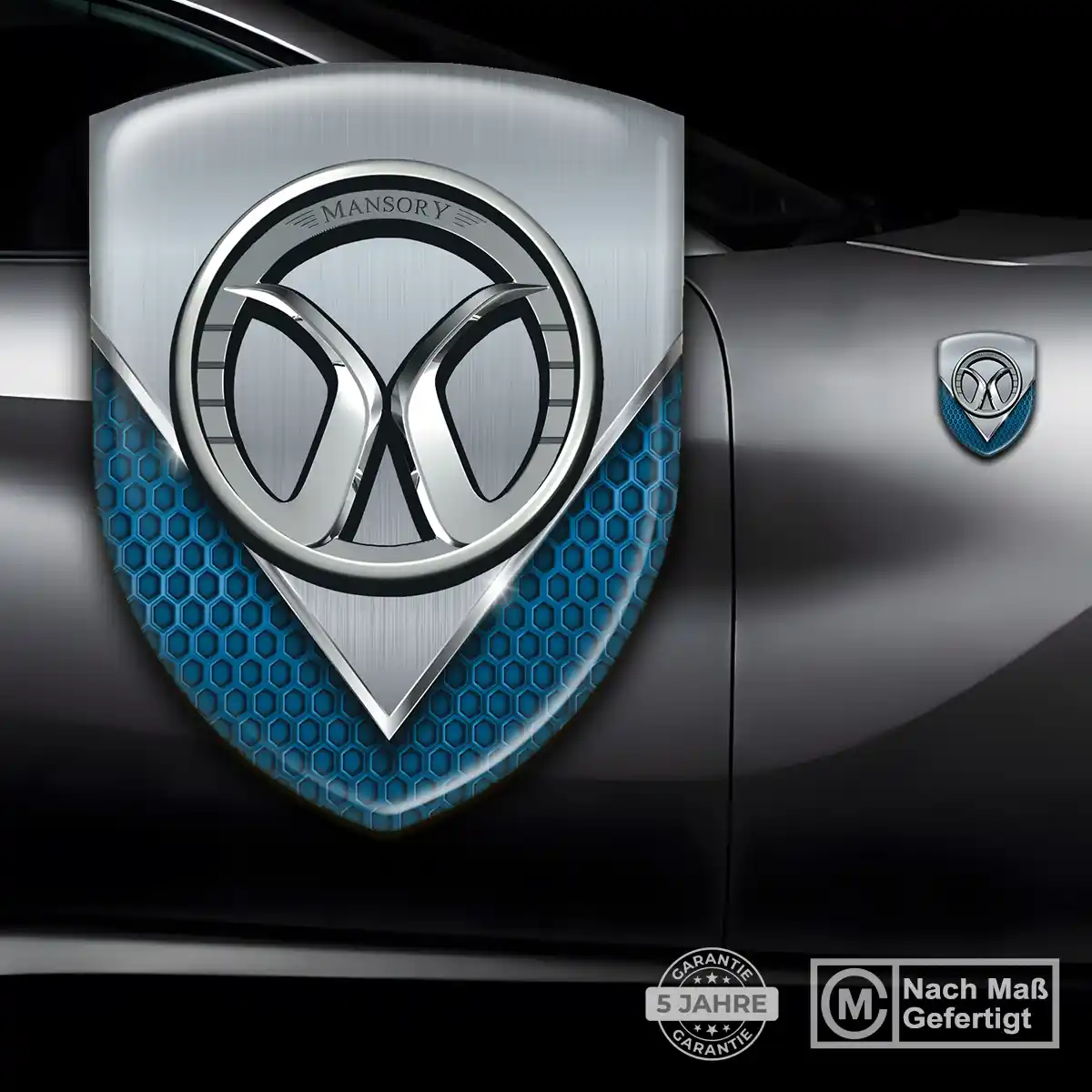 Mansory Aufkleber 3D Gel Embleme Premiumqualität