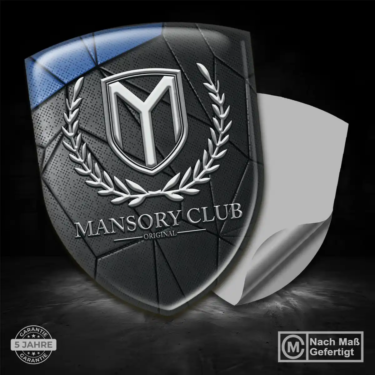 Mansory Aufkleber 3D Gel Embleme Stilvolles Design