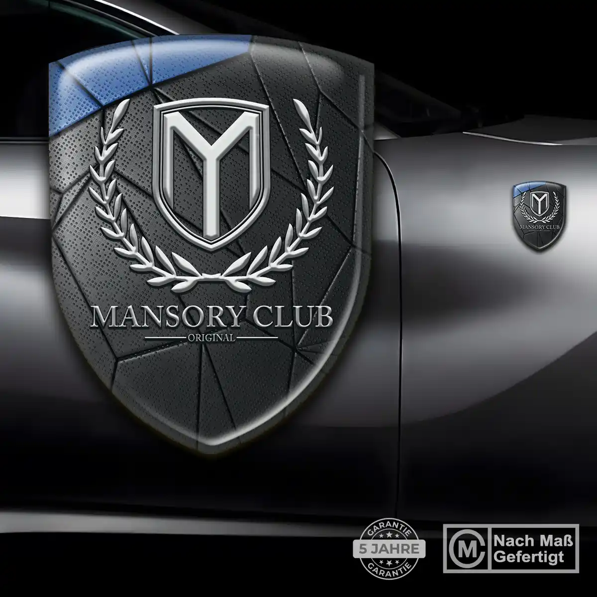 Mansory Aufkleber 3D Gel Embleme Stilvolles Design