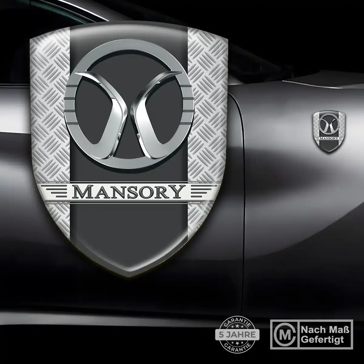 Mansory Aufkleber 3D Gel Embleme Tuningfahrzeug