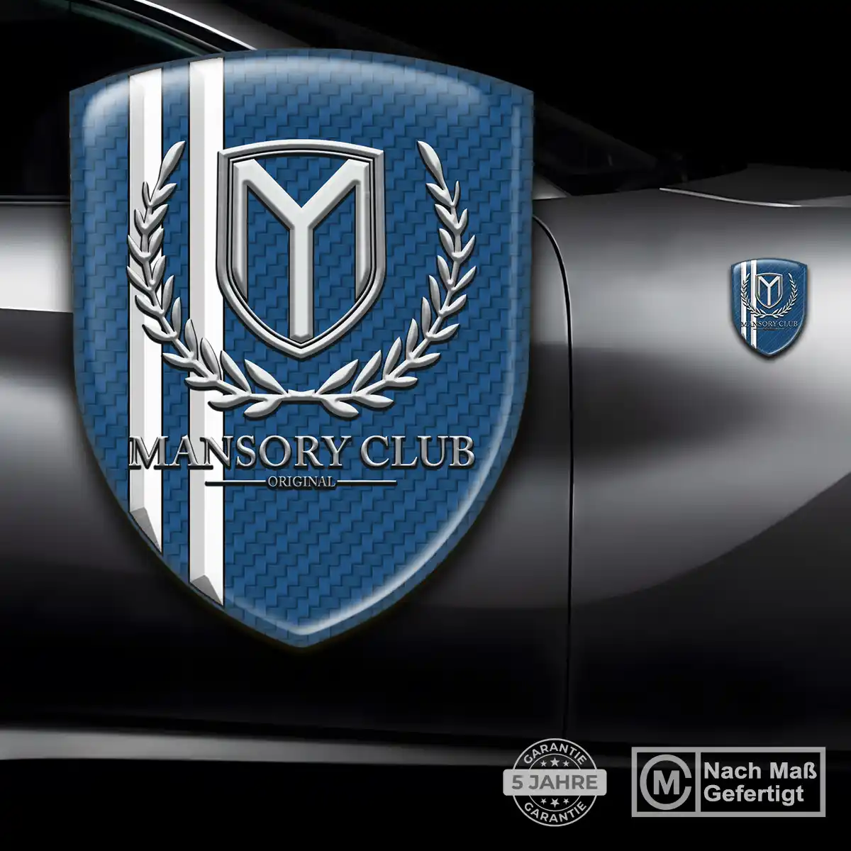 Mansory Aufkleber 3D Gel Silikon Auto Limitierte Auflage