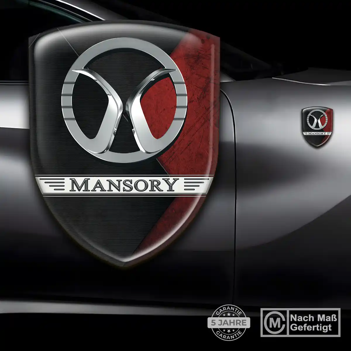 Mansory Aufkleber 3D Gel Silikon Auto Luxus-Edition