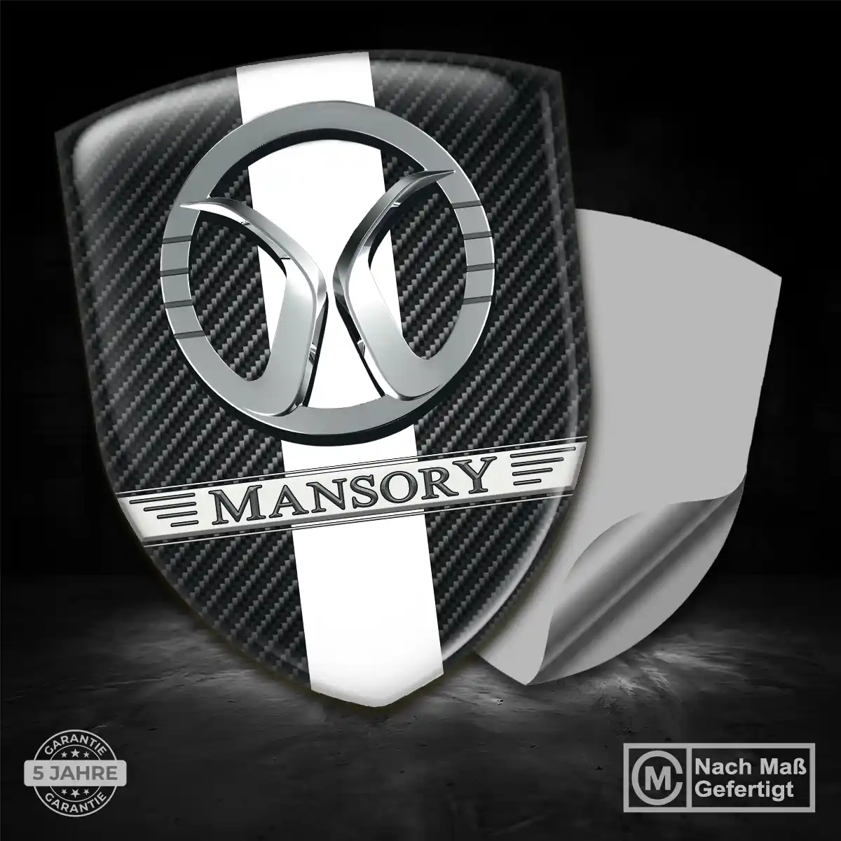 Mansory Aufkleber 3D Gel Silikon Auto Markenedition