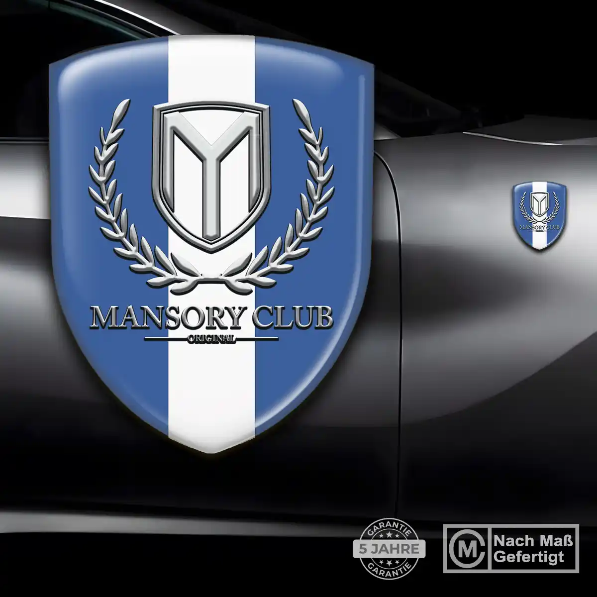 Mansory Aufkleber 3D Gel Silikon Auto Stilvolles Design