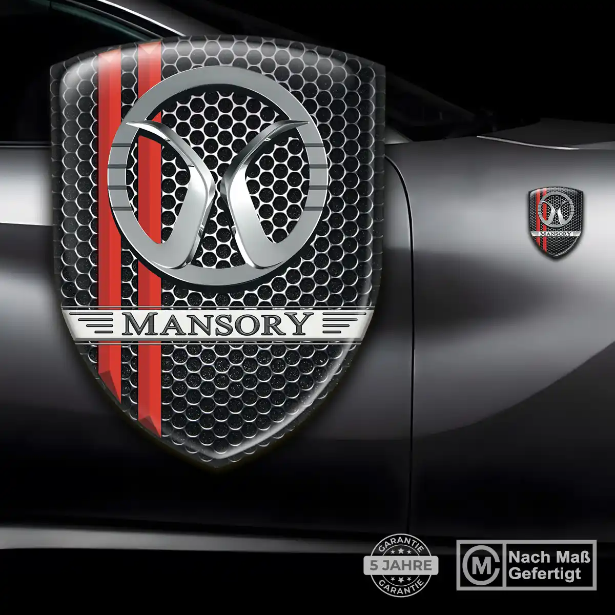 Mansory Aufkleber 3D Gel Silikon Hochwertiges Harz