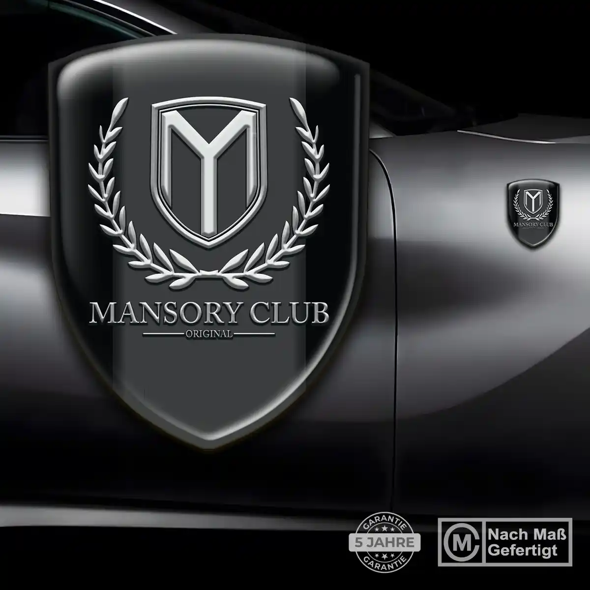 Mansory Aufkleber 3D Gel Silikon Limitierte Auflage