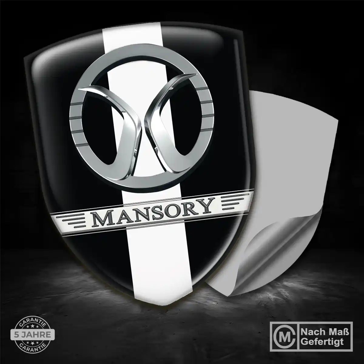 Mansory Aufkleber 3D Gel Silikon Luxus-Edition