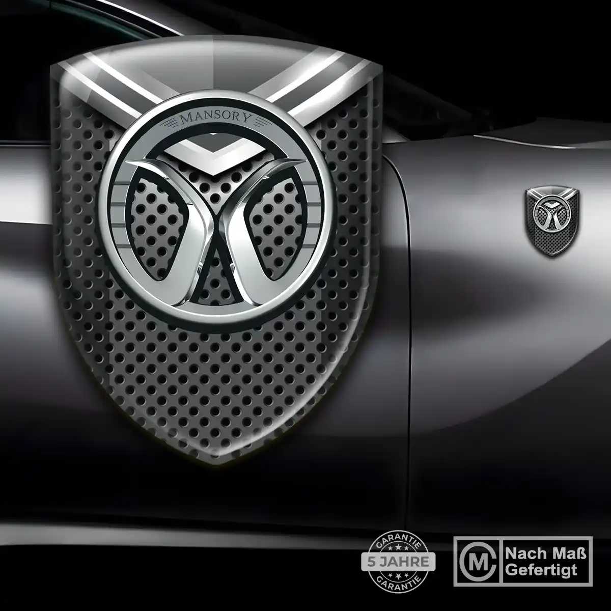 Mansory Aufkleber 3D Gel Silikon Stilvolles Design
