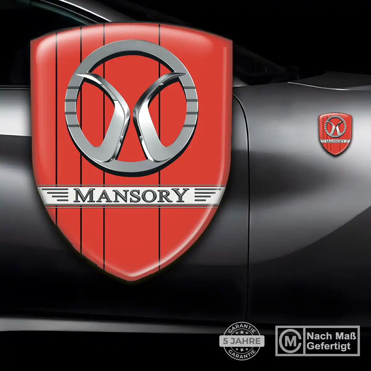 Mansory Aufkleber 3D Gel Wappen Auto Interieurdesign