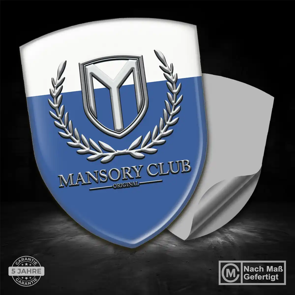 Mansory Aufkleber 3D Gel Wappen Exterieurdesign