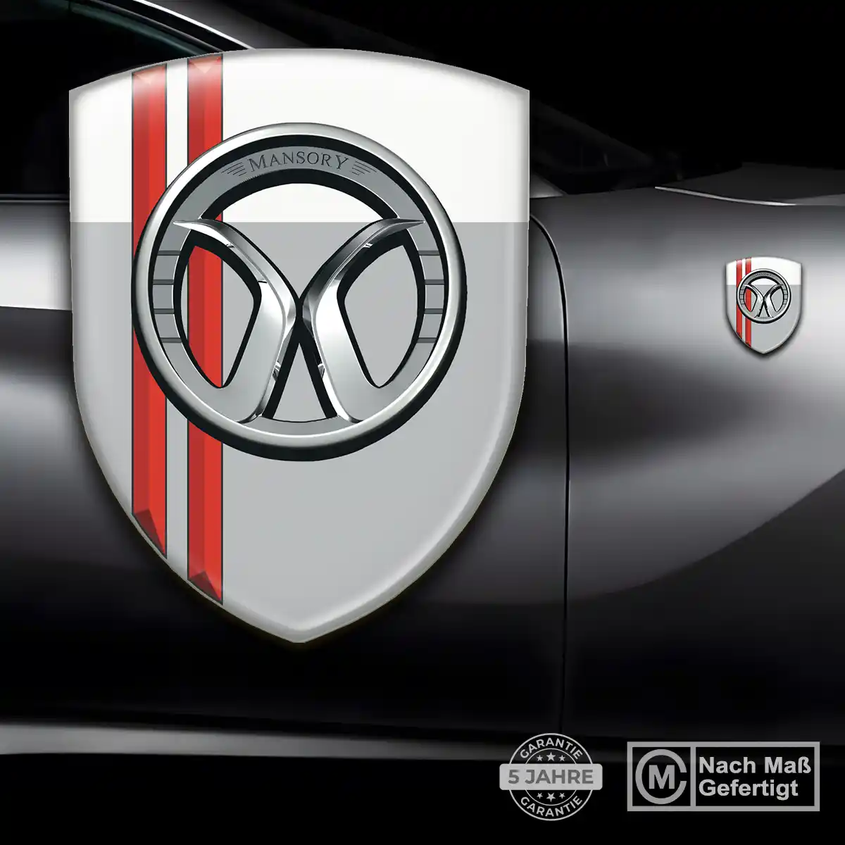 Mansory Aufkleber 3D Gel Wappen Luxus-Edition