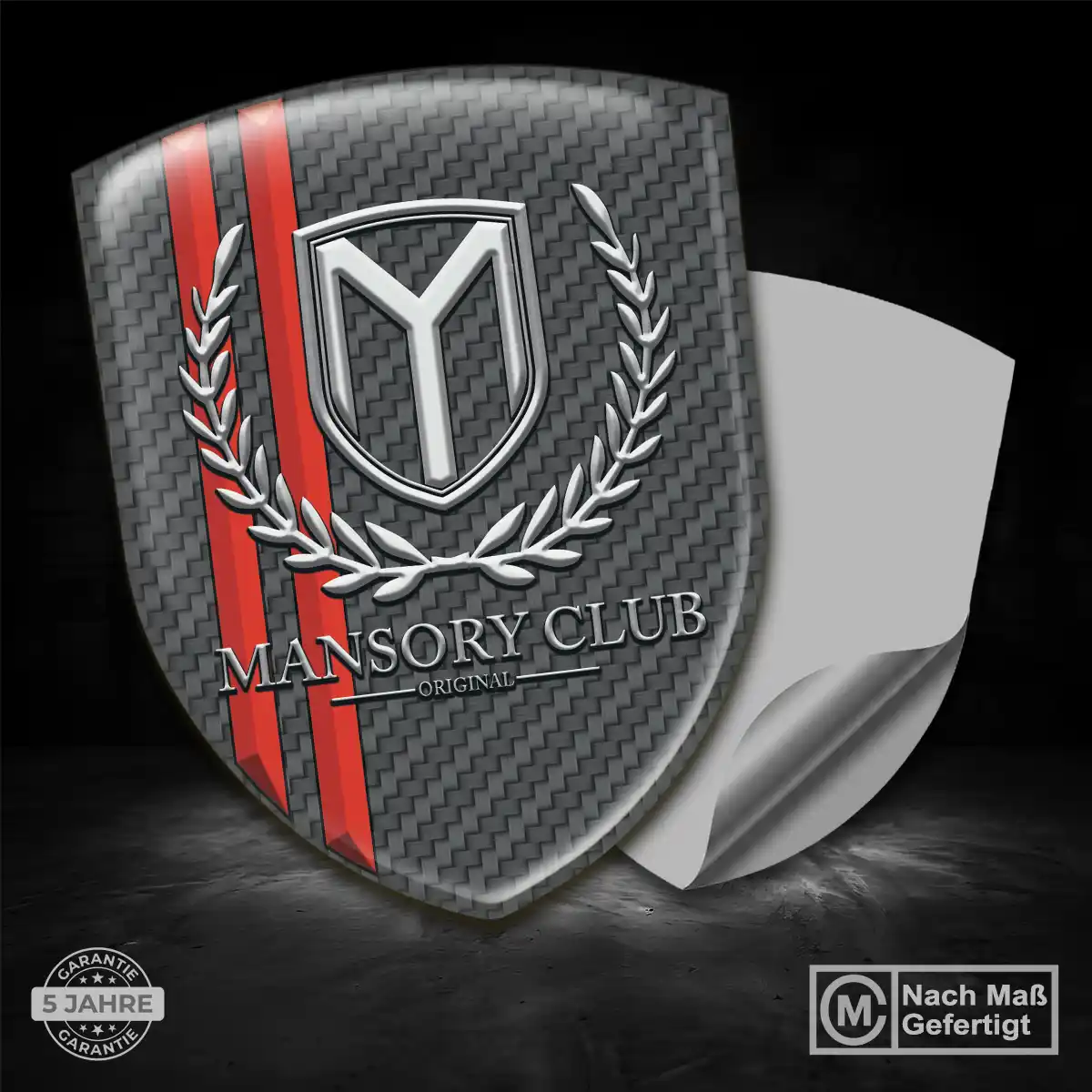 Mansory Aufkleber Emblem Auto Markenedition