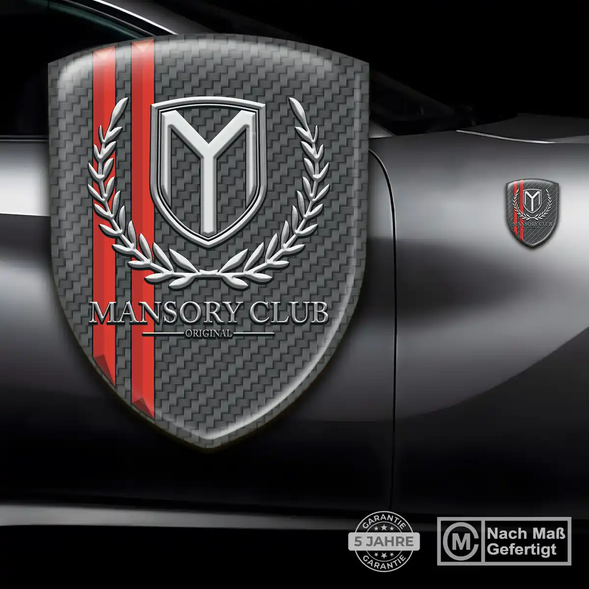 Mansory Aufkleber Emblem Auto Markenedition