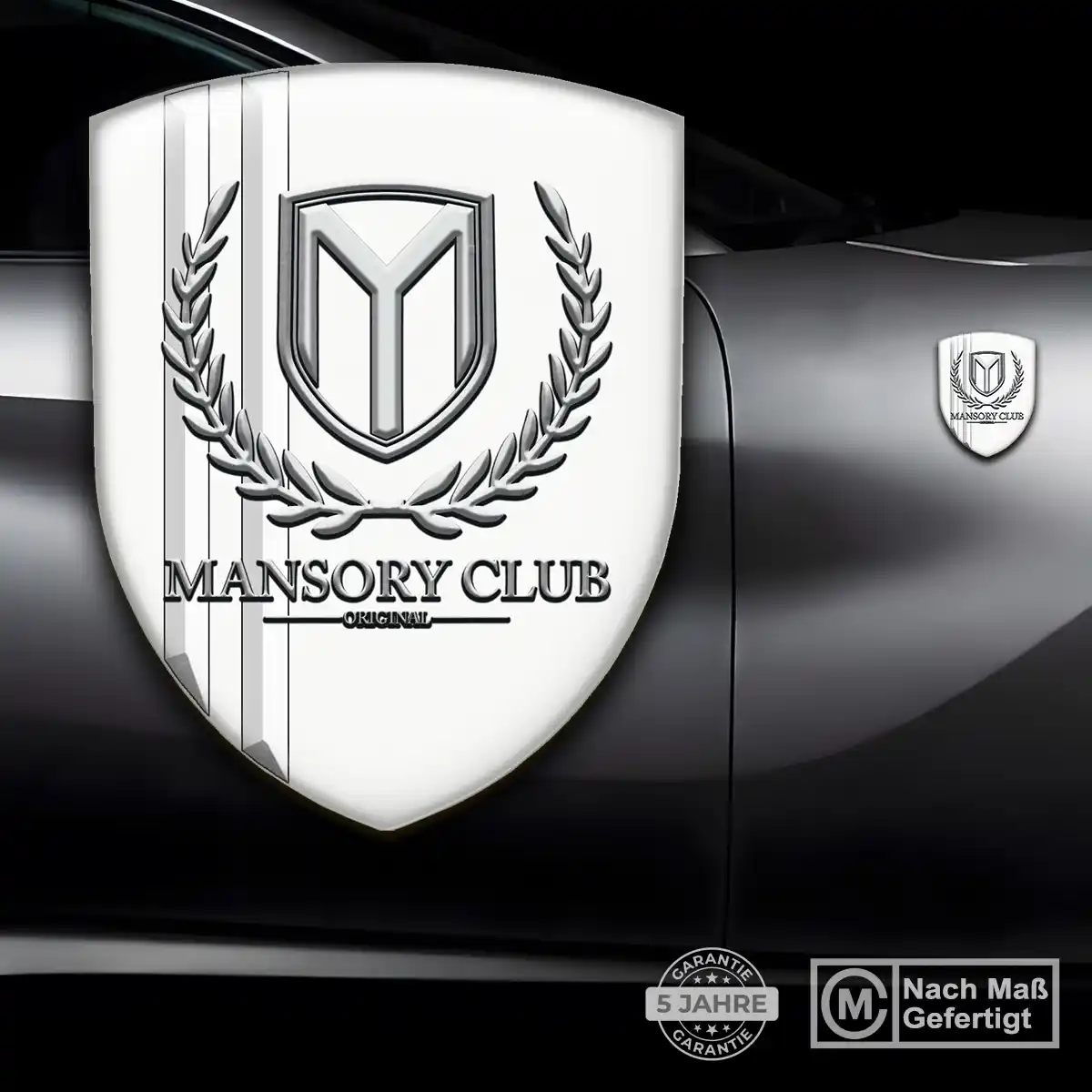 Mansory Aufkleber Emblem Edles Design