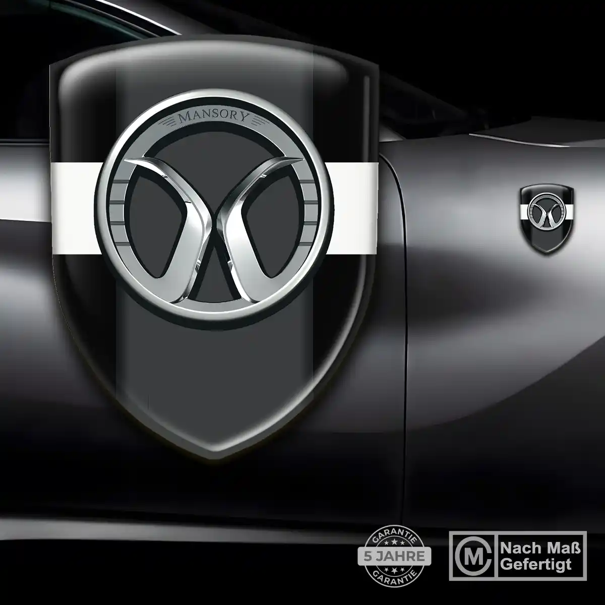 Mansory Aufkleber Emblem Exterieurdesign