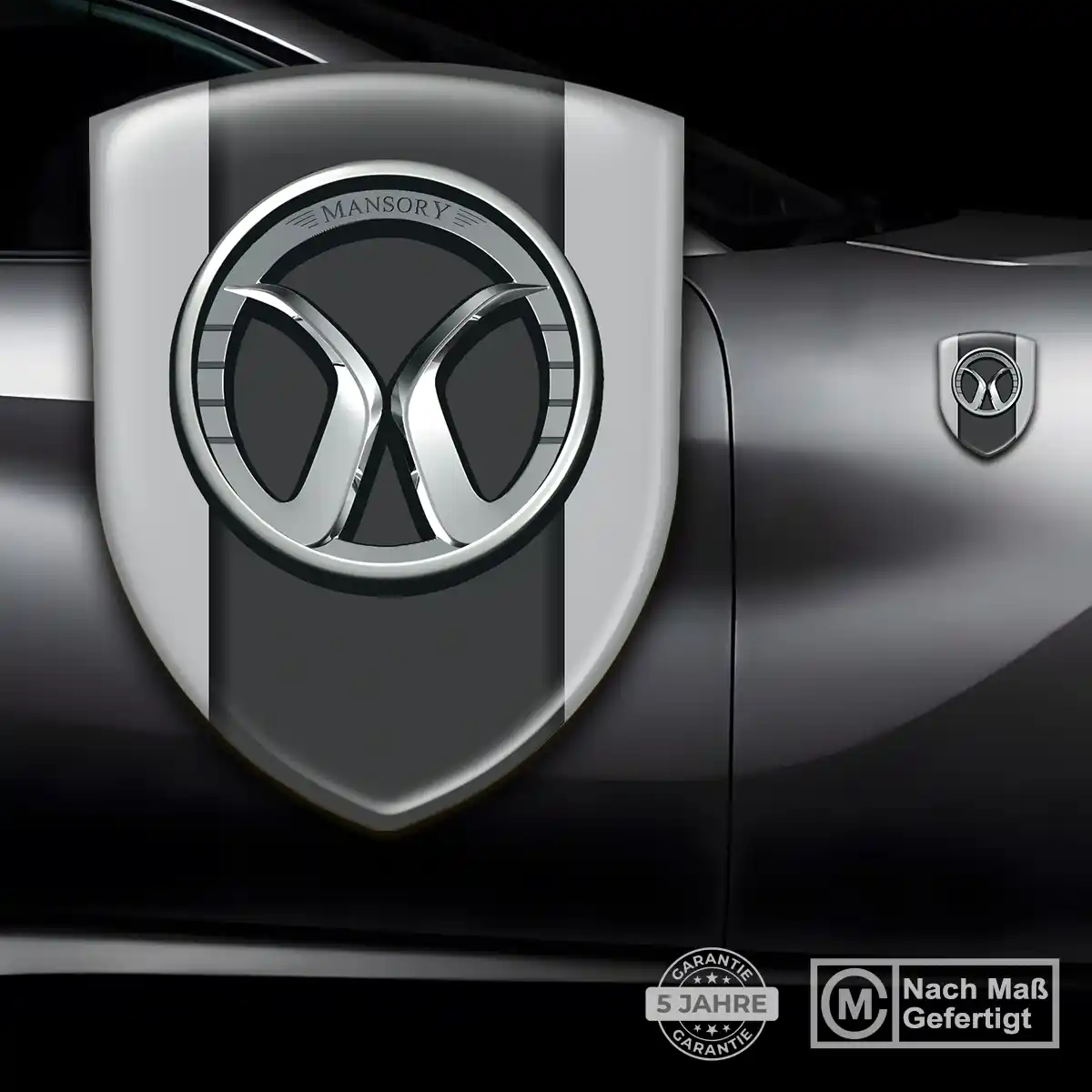 Mansory Aufkleber Emblem Hochwertiges Harz