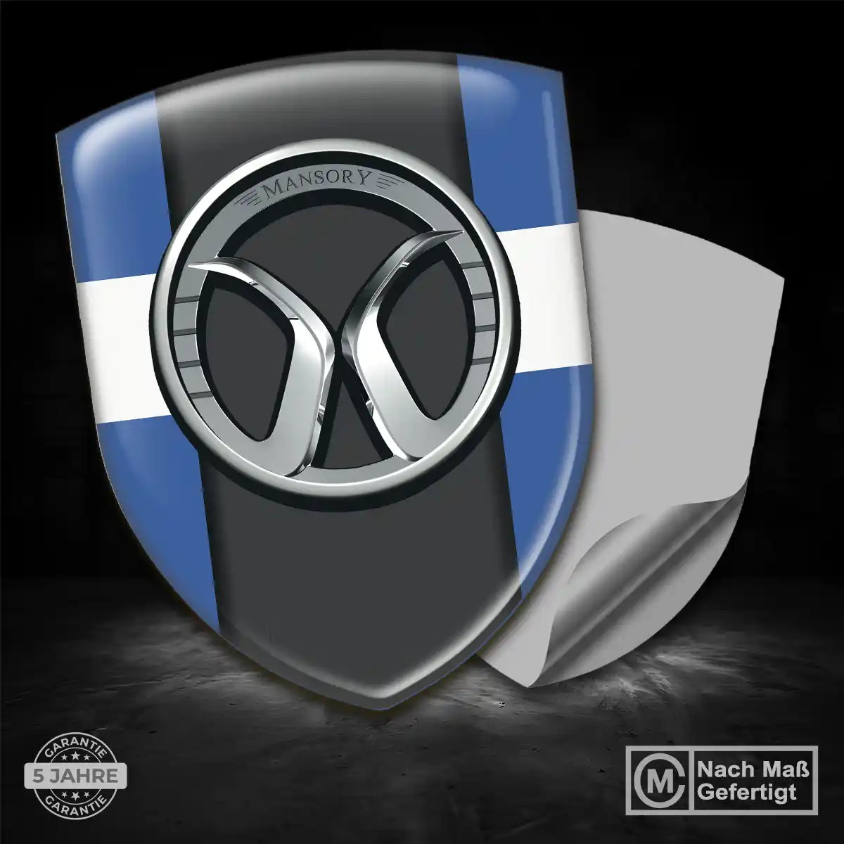 Mansory Aufkleber Emblem Limitierte Auflage