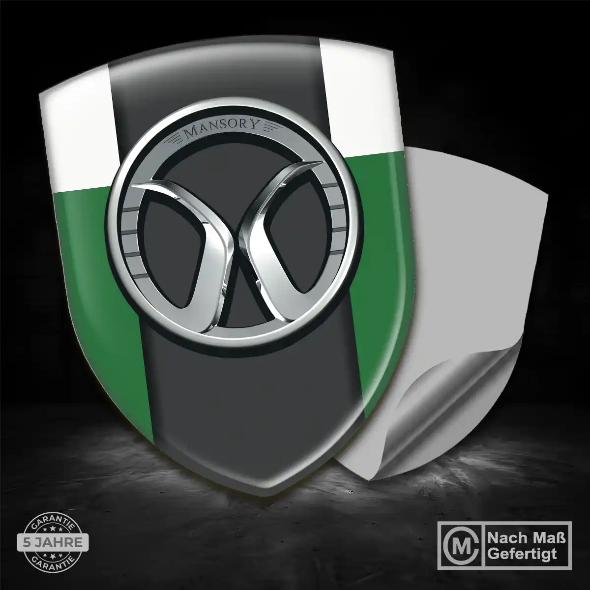Mansory Aufkleber Emblem Markenedition