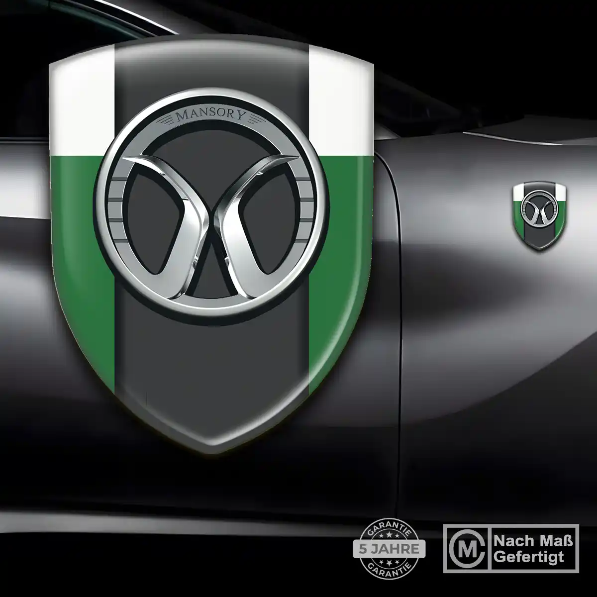 Mansory Aufkleber Emblem Markenedition