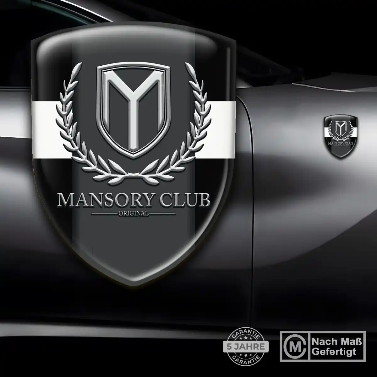 Mansory Aufkleber Emblem Wappen Auto Edles Design