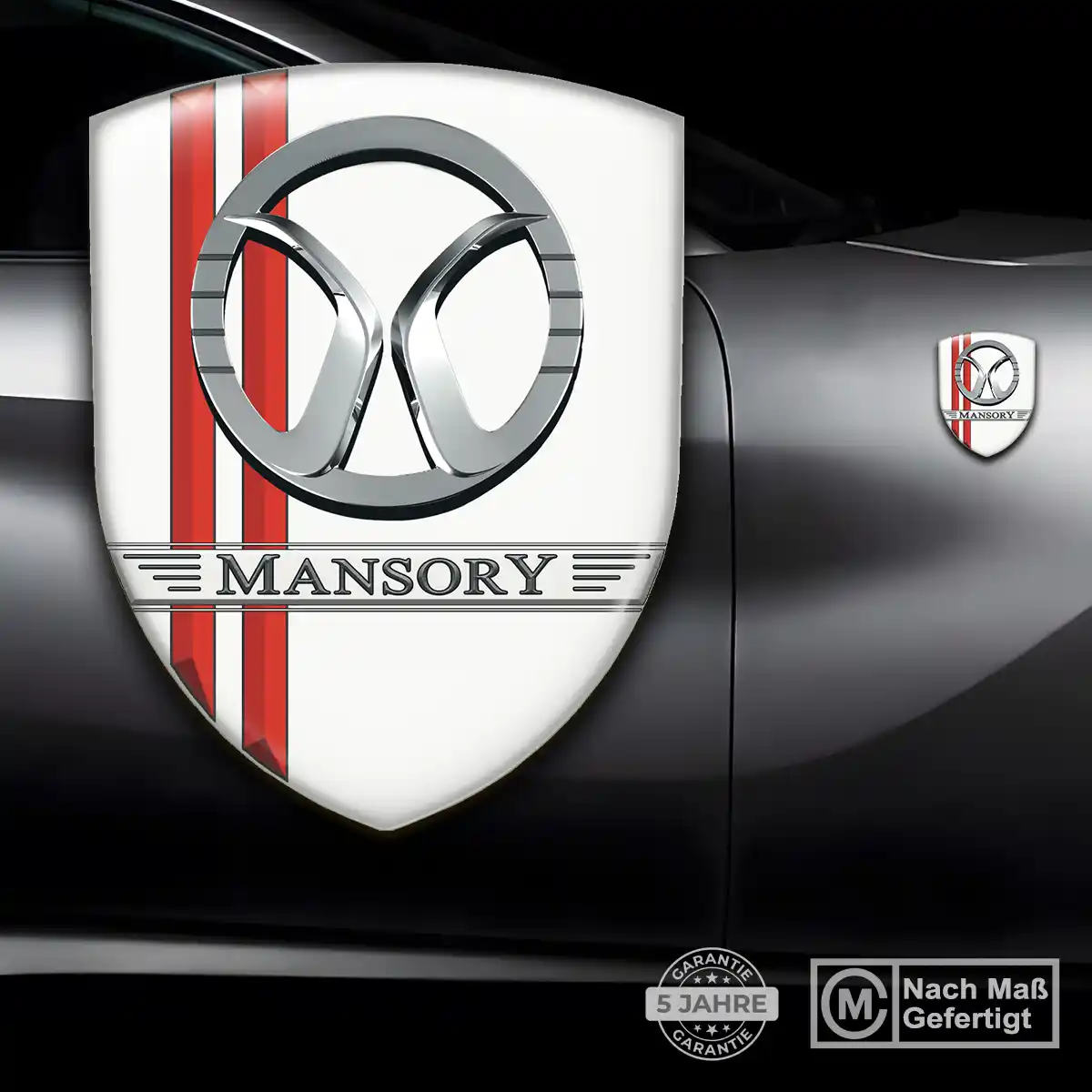 Mansory Aufkleber Emblem Wappen Auto Markenedition